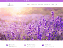 Tablet Screenshot of florascience.com